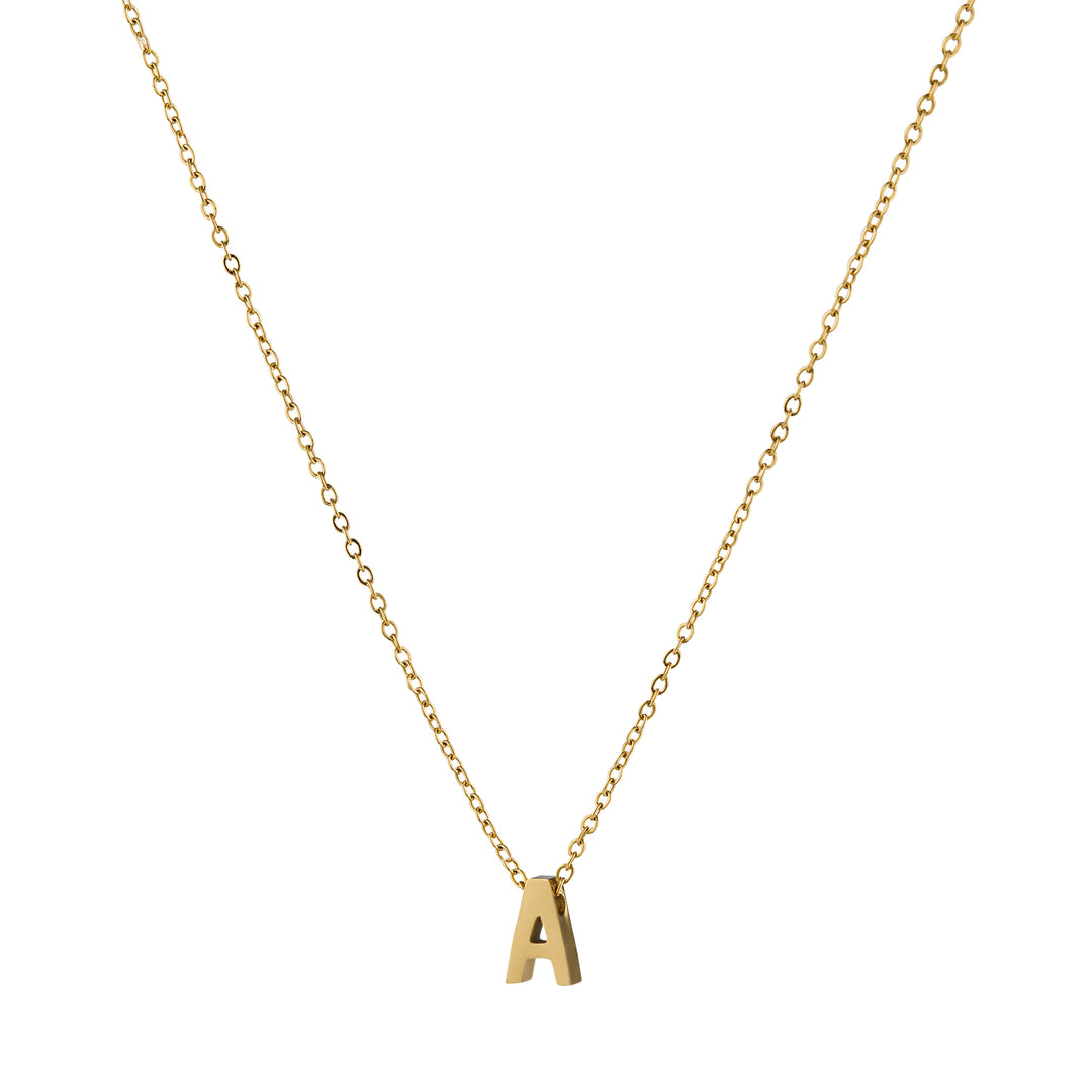 Bling Bar - "A" Charm Necklace