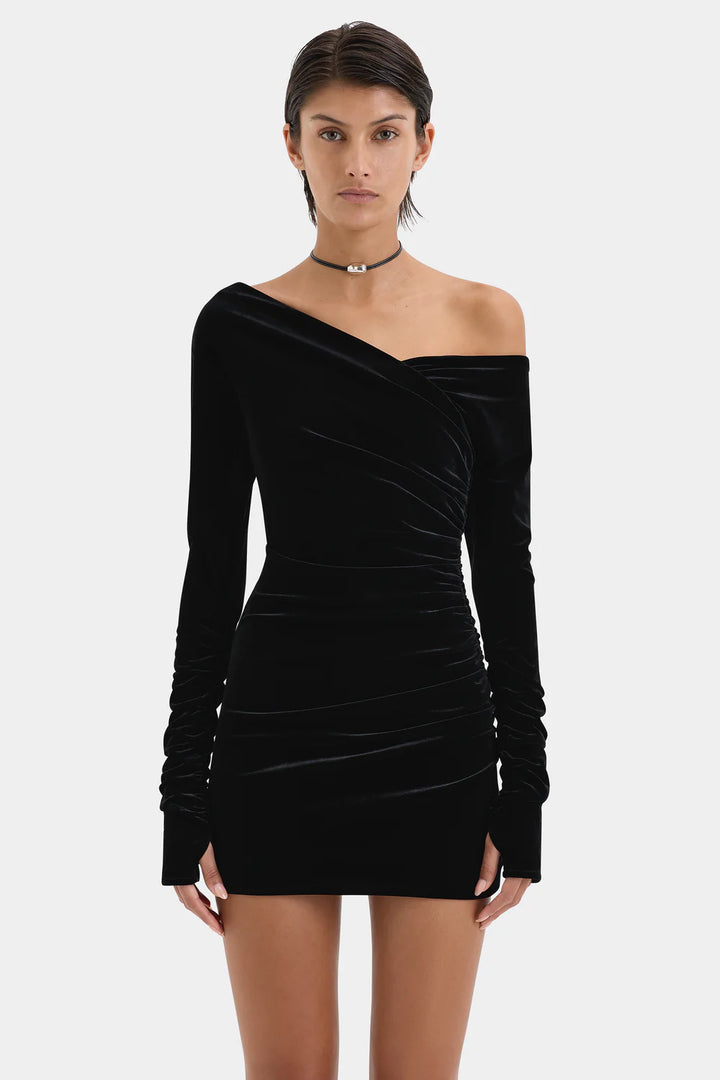 Sir The Label - Ettore Mini Dress - Black