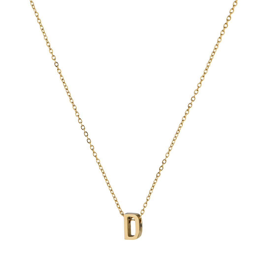 Bling Bar - "D" Charm Necklace