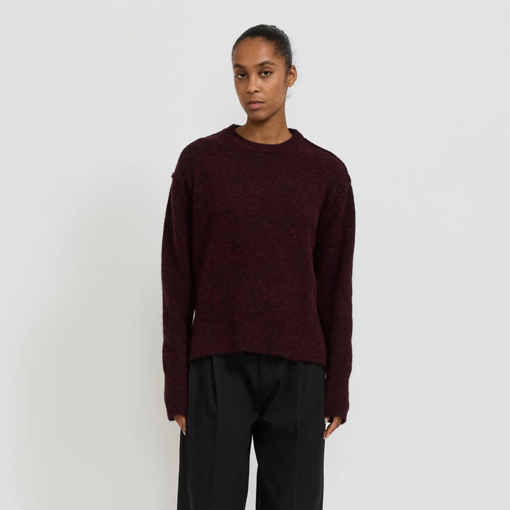 Neuw Denim - Alpaca Blend Crew - Pinot