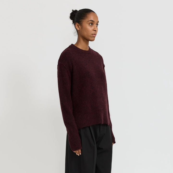 Neuw Denim - Alpaca Blend Crew - Pinot