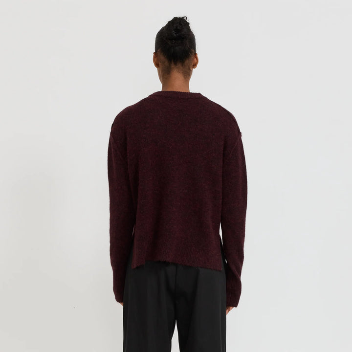 Neuw Denim - Alpaca Blend Crew - Pinot