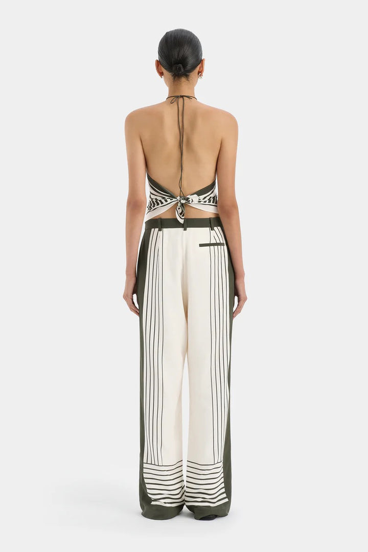 Sir The Label - Leilana Tailored Pant - Garden Stripe