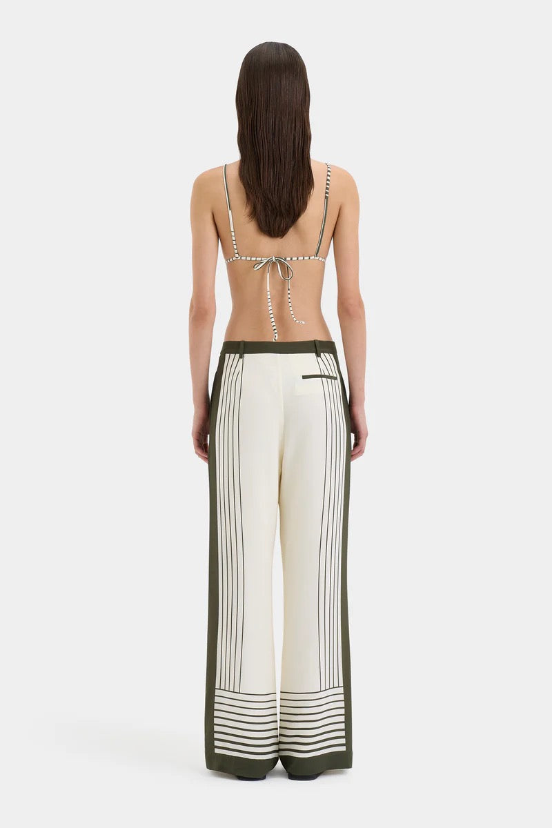 Sir The Label - Leilana Tailored Pant - Garden Stripe