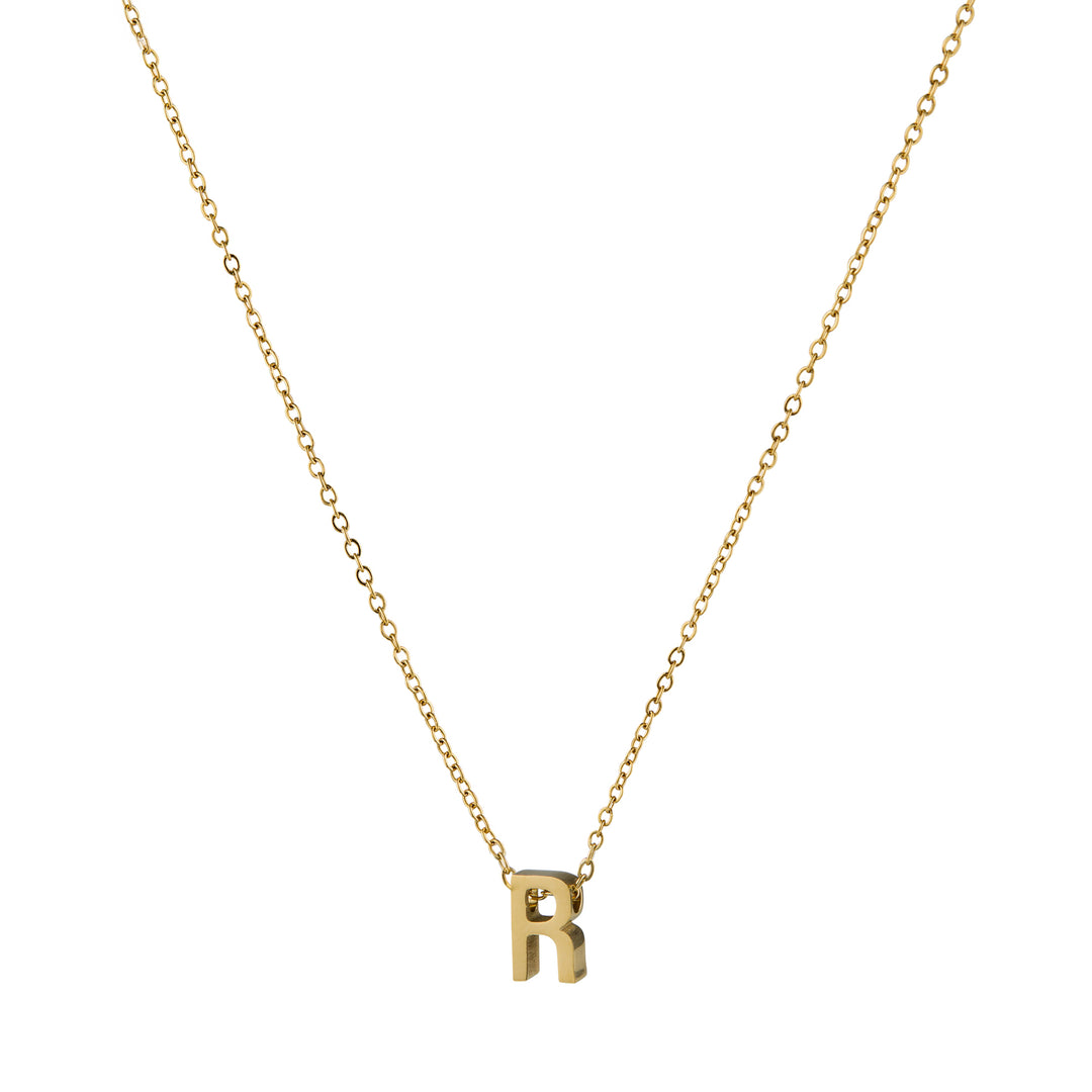 Bling Bar - "R" Charm Necklace