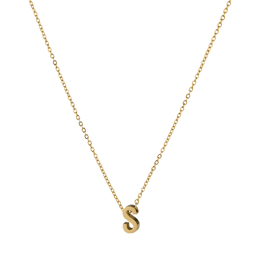Bling Bar - "S" Charm Necklace
