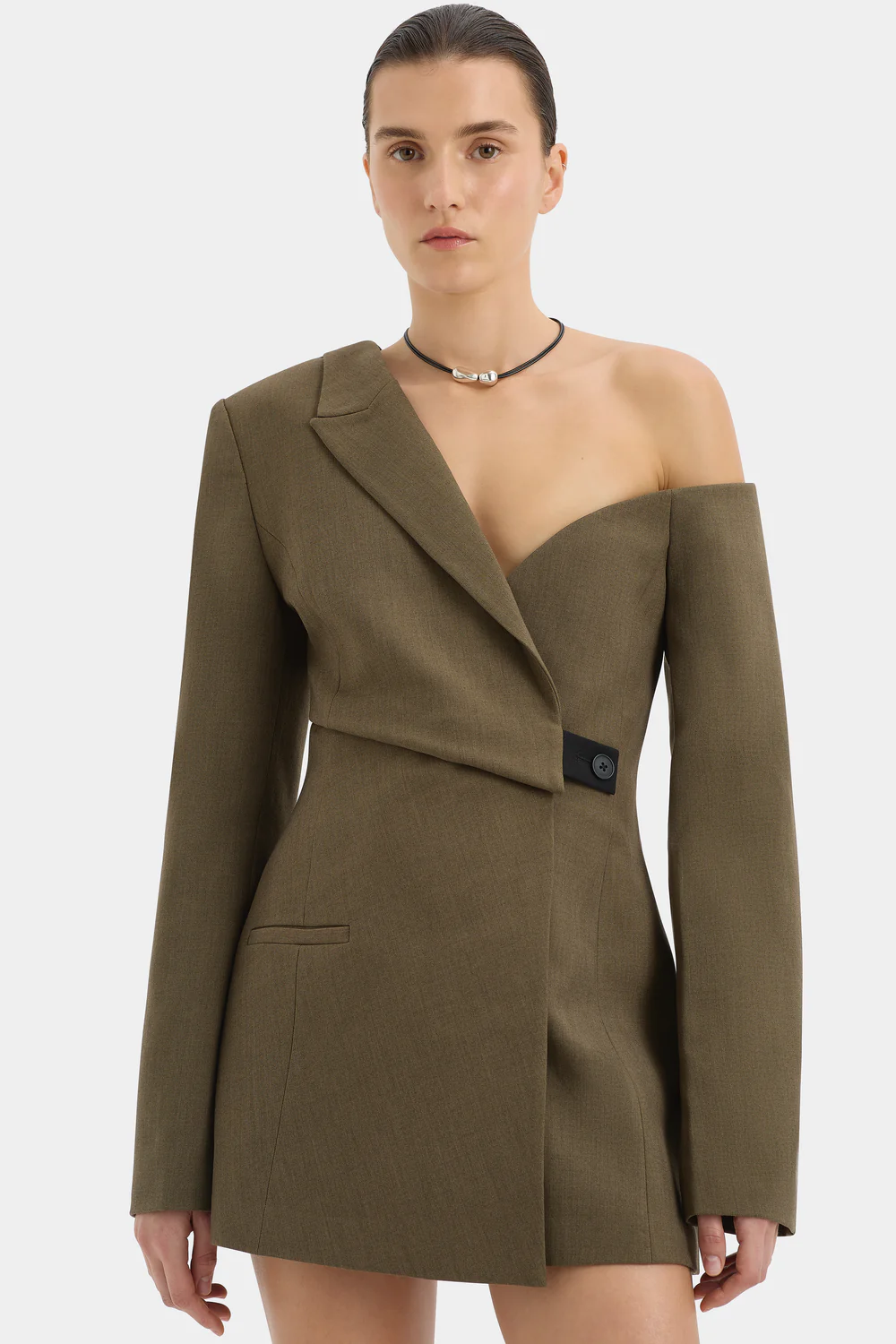 Sir - Sartoria Mini Dress - Chocolate Marle