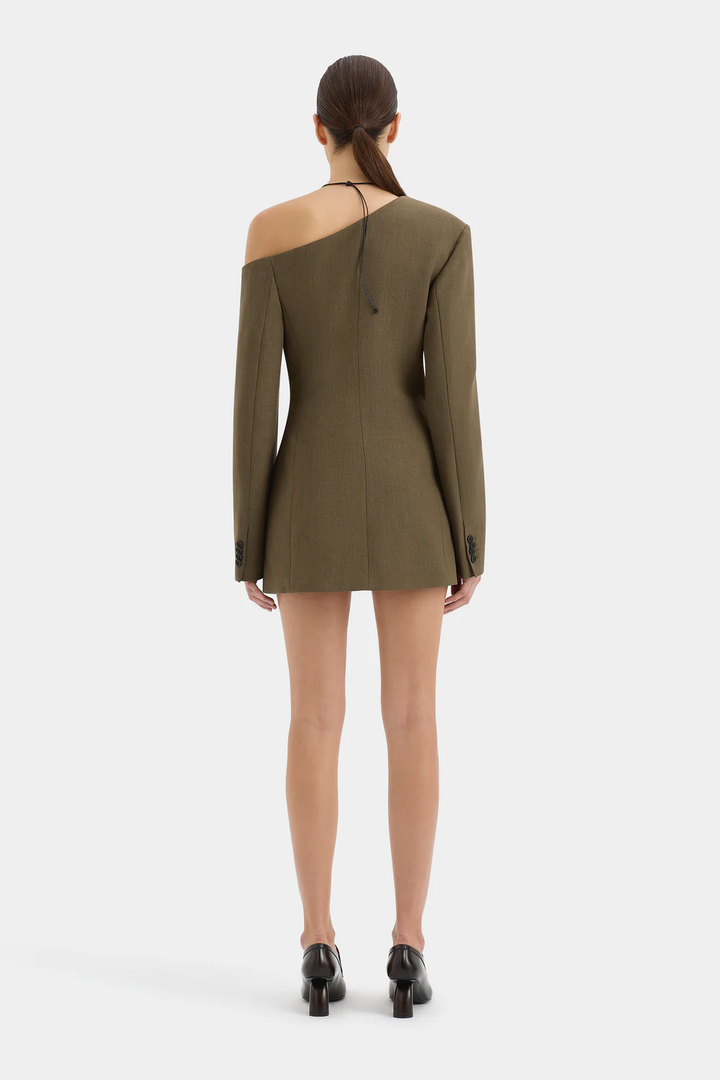 Sir - Sartoria Mini Dress - Chocolate Marle