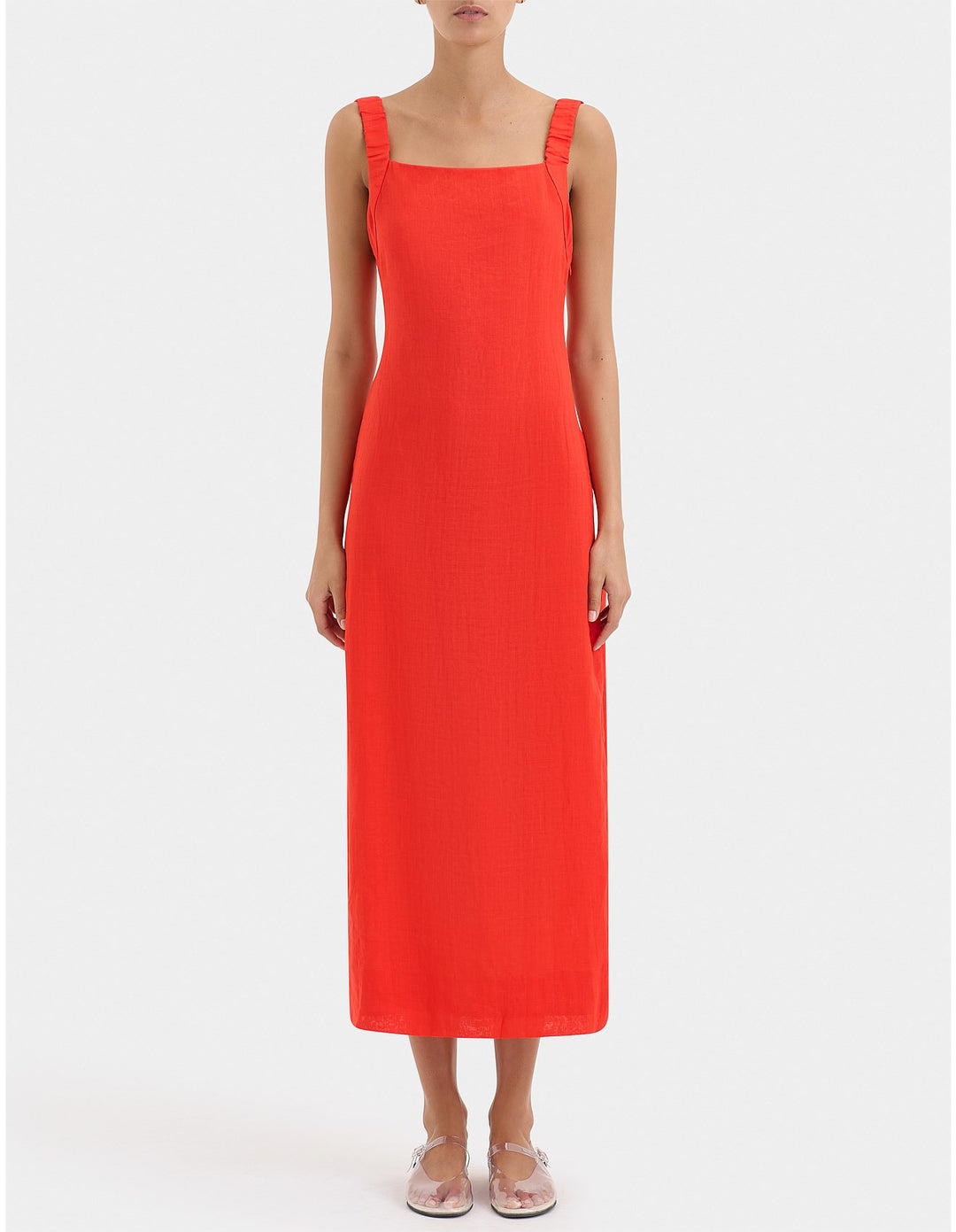 Sir - Rosalia Open Back Dress - Tangerine