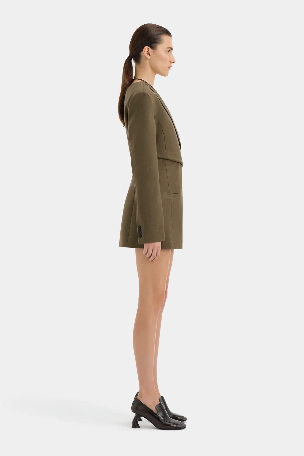 Sir - Sartoria Mini Dress - Chocolate Marle