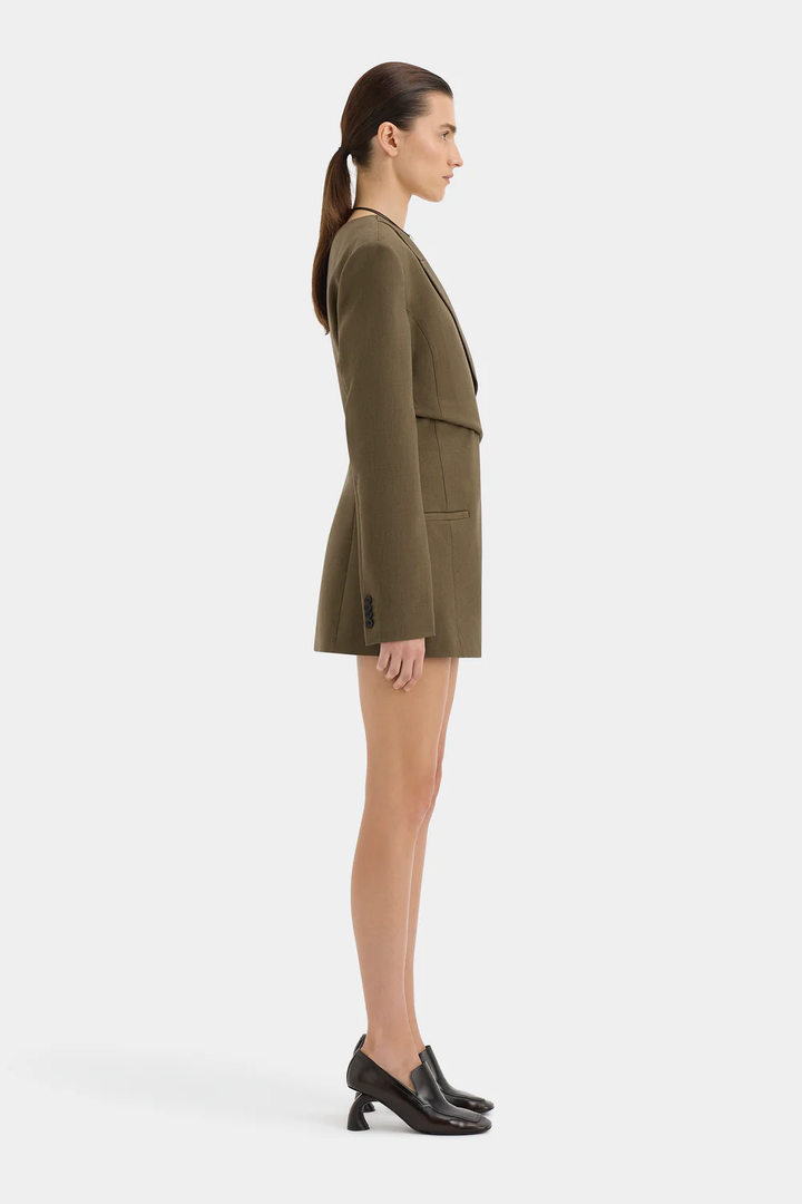 Sir - Sartoria Mini Dress - Chocolate Marle
