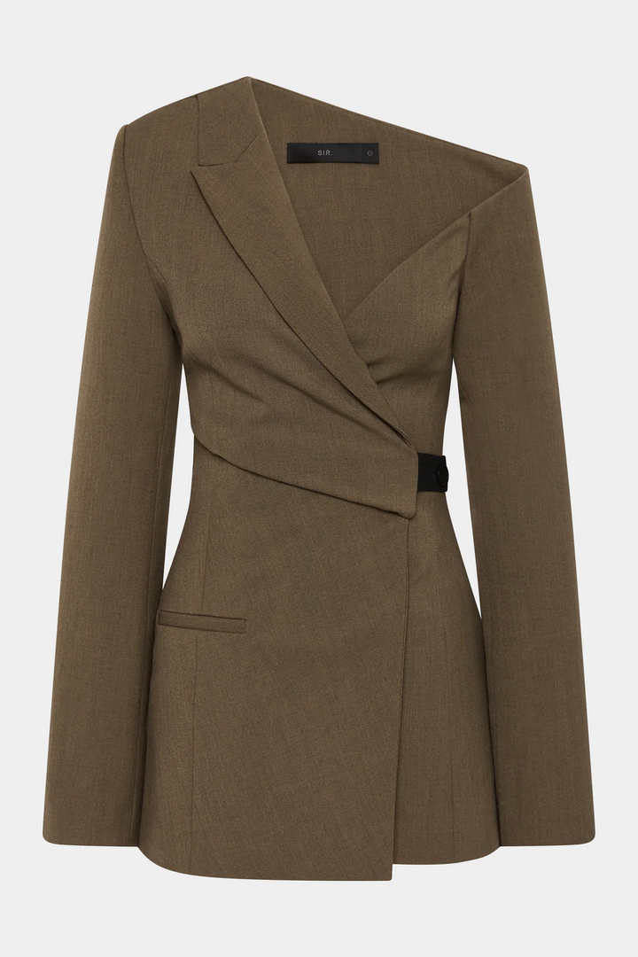 Sir - Sartoria Mini Dress - Chocolate Marle