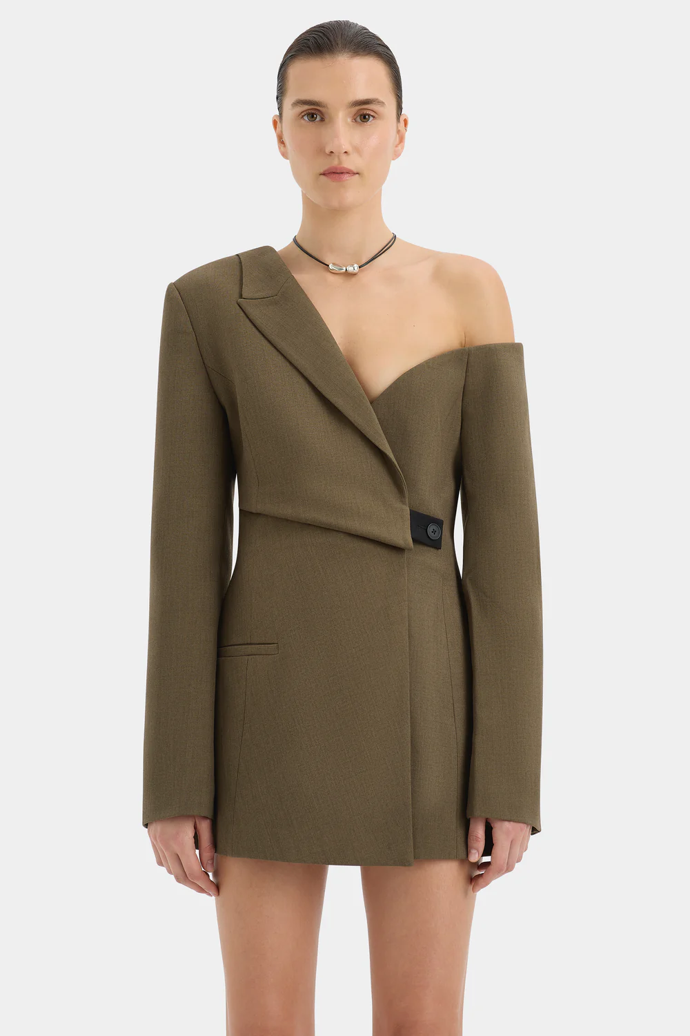 Sir - Sartoria Mini Dress - Chocolate Marle