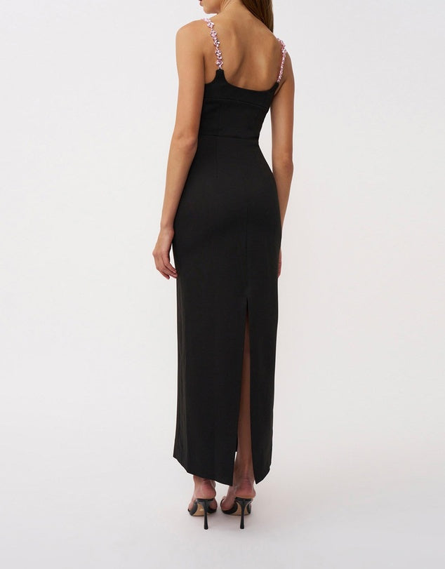 By Johnny - Daria Ankle Length Dress - Black/Pink