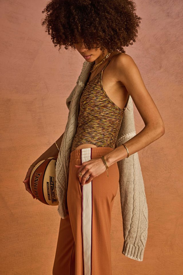 The Upside - Marine Wide Leg Pant - Melon