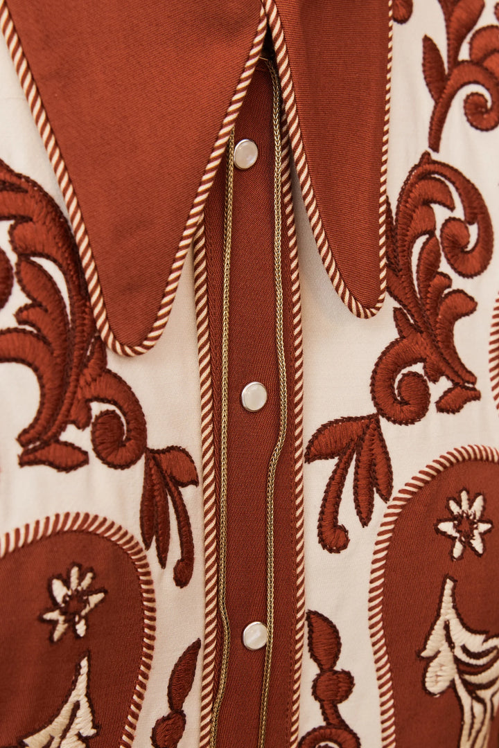 Alemais Duke Embroidered Shirt