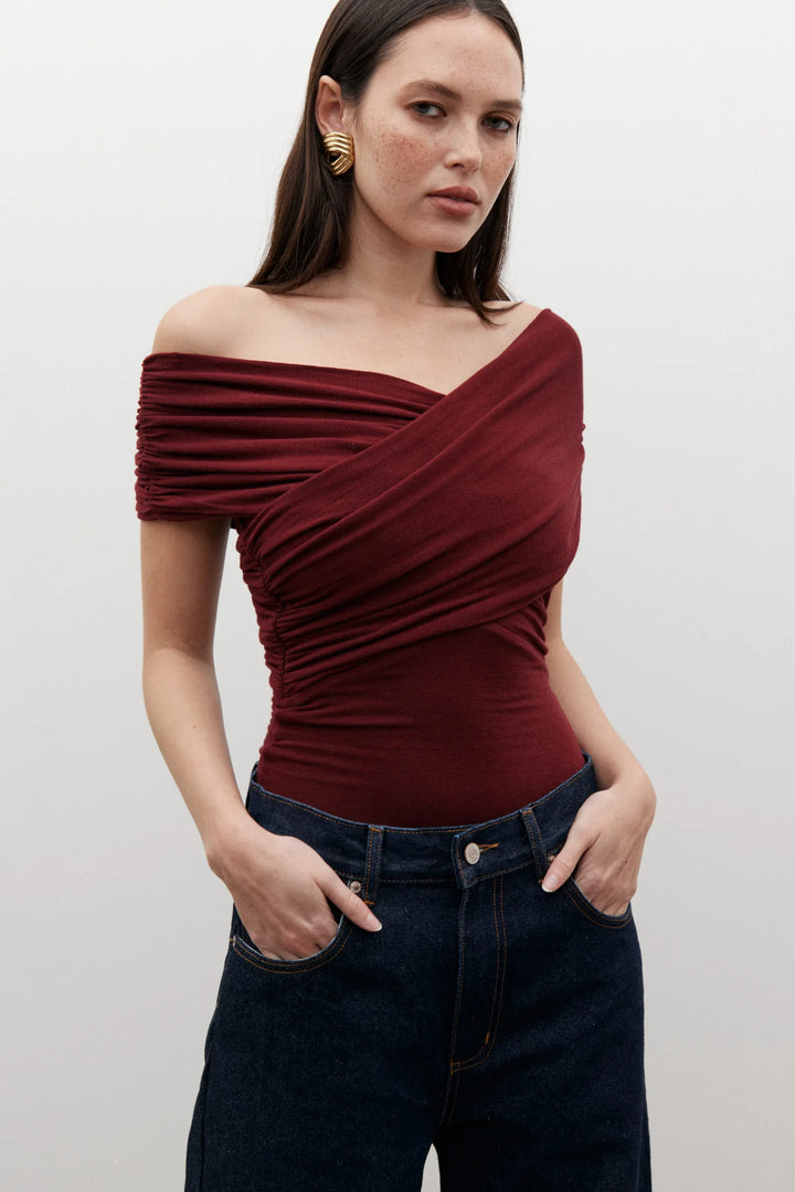 Bayse - Ariana Bodysuit - Wine