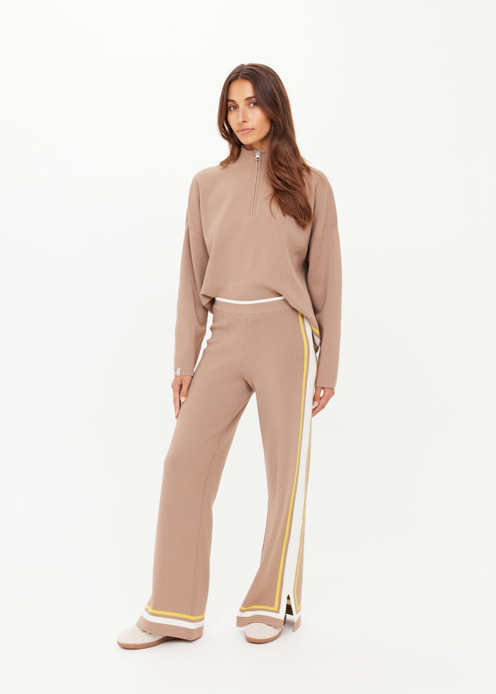 The Upside Veneto Kansas Knit Pant Mocha