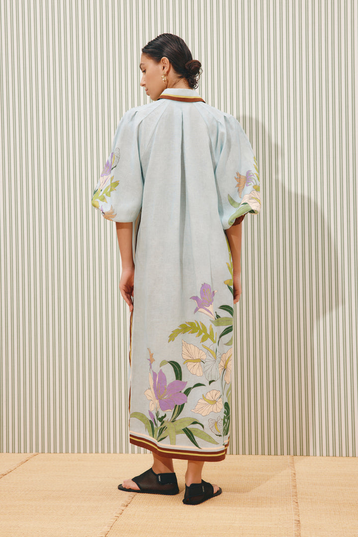 Alemais - Alfie Shirtdress - Ice Blue