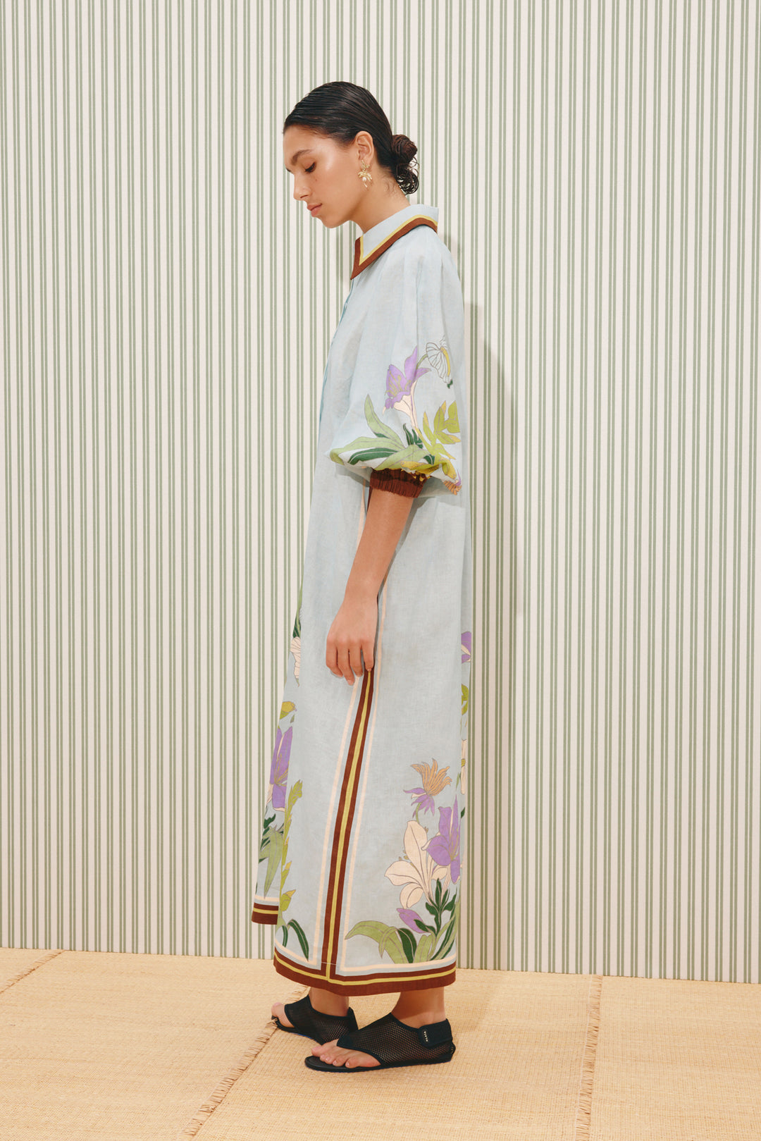 Alemais - Alfie Shirtdress - Ice Blue