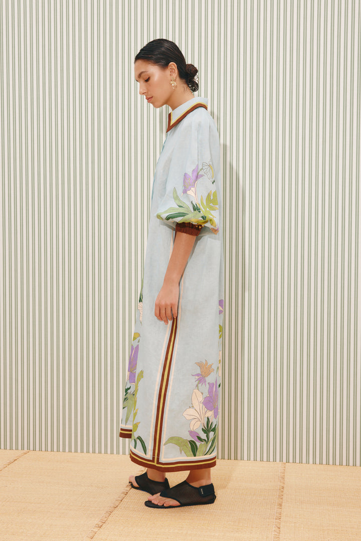 Alemais - Alfie Shirtdress - Ice Blue