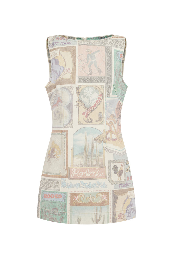 Alemais Andie Denim Mini Dress