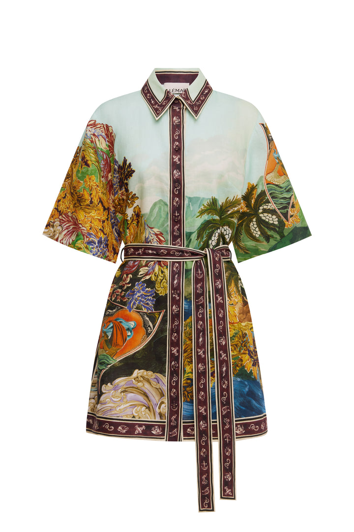 Alemais Lucena Mini Shirtdress
