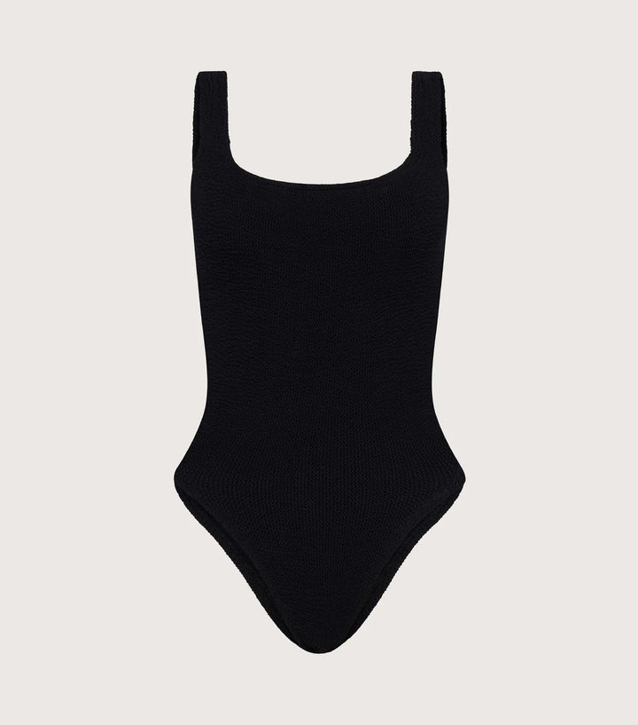 Hunza G - Square Neck Swim - Black