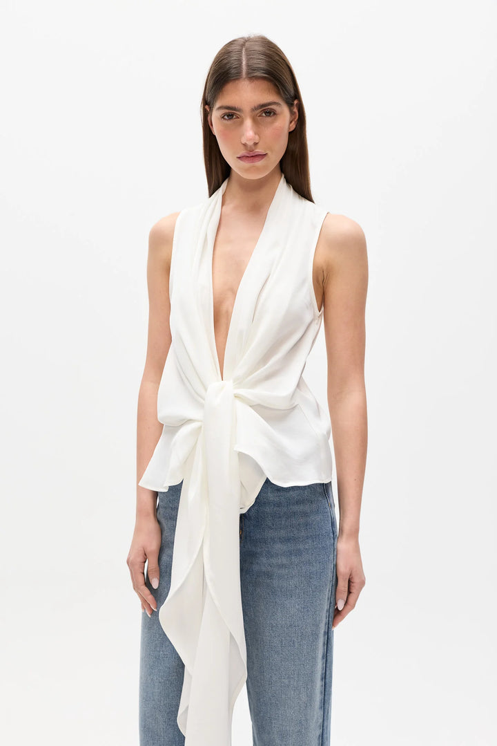 Bayse Leon Top White