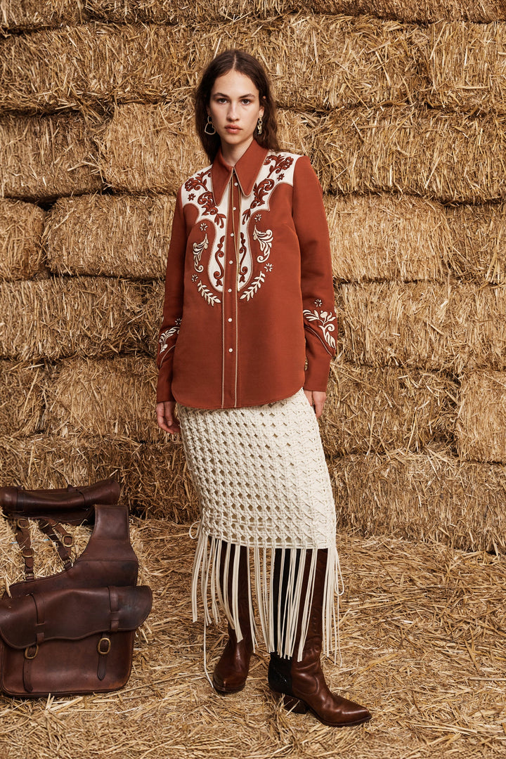 Alemais Duke Embroidered Shirt
