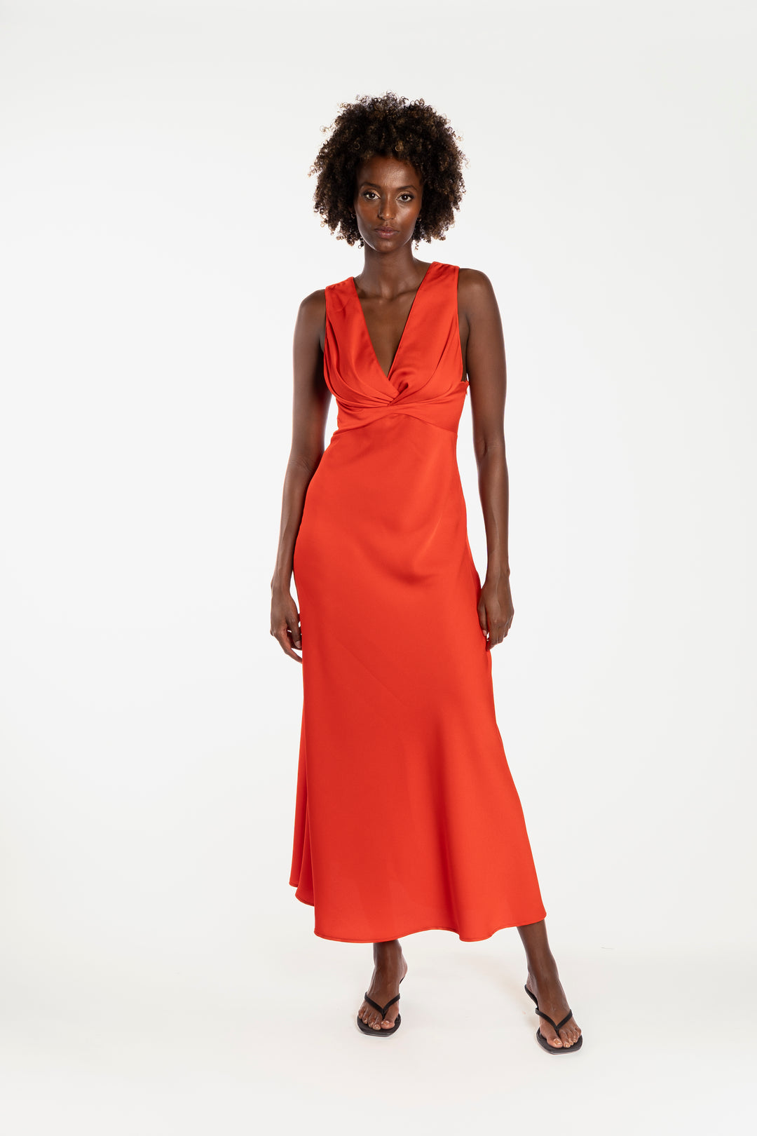 navy blue satin dress Night Swim Satin Leg Slit Maxi Dress Navy