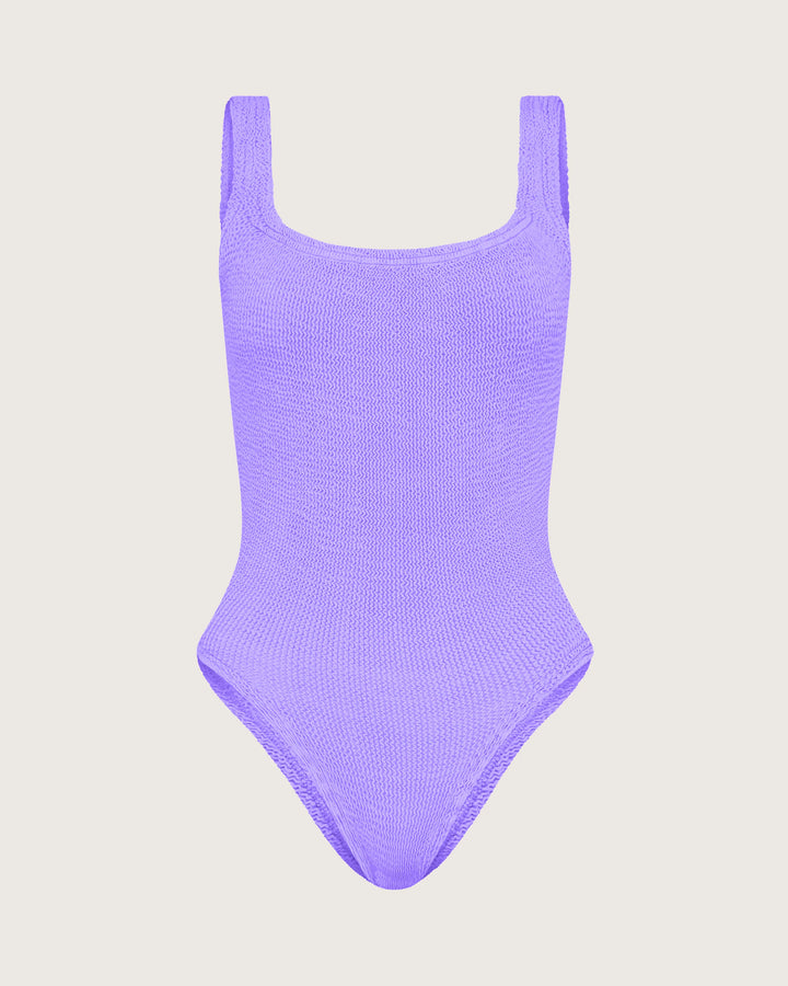 Hunza G - Square Neck Swim - Lilac