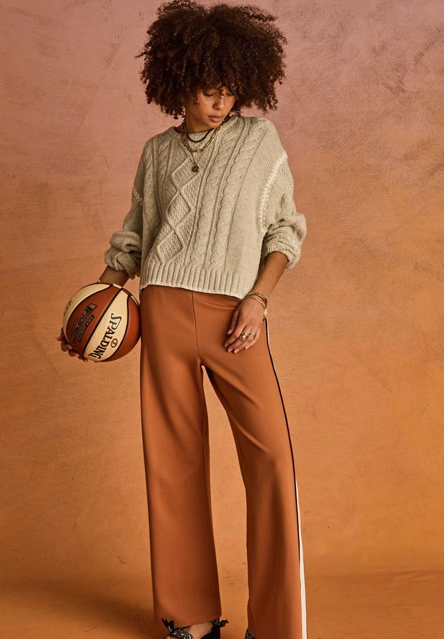 The Upside - Marine Wide Leg Pant - Melon