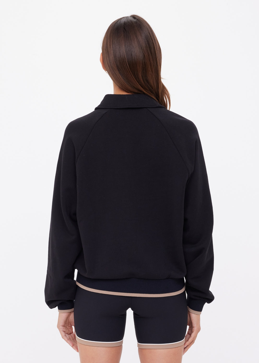 The Upside - Collared Elle Polo - Black