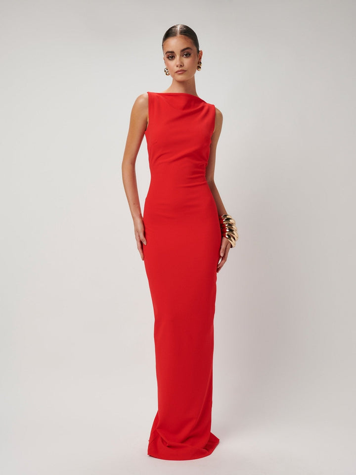 EFFIE KATS - Verona Gown - Cherry Red