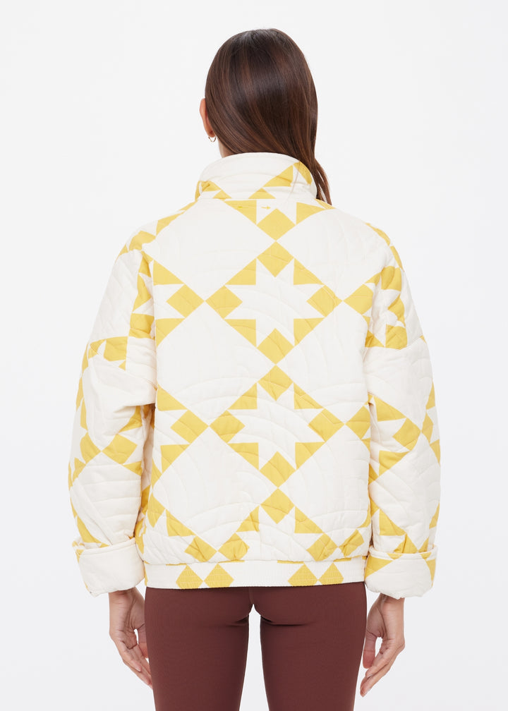 The Upside - Etoile Carmen Quilted Jacket - Golden Sand