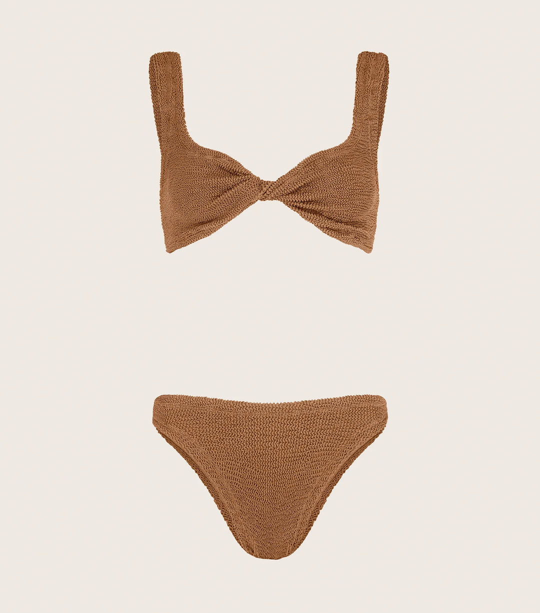 Hunza G - Juno Bikini - Metallic Cocoa