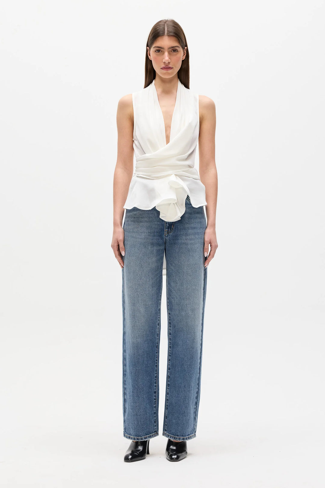 Bayse Leon Top White