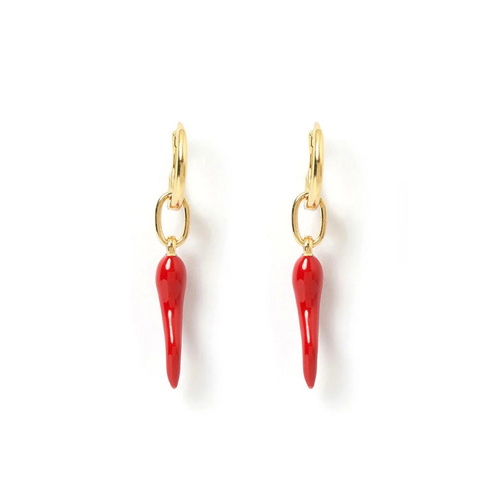Arms Of Eve - Corncello Charm Earrings
