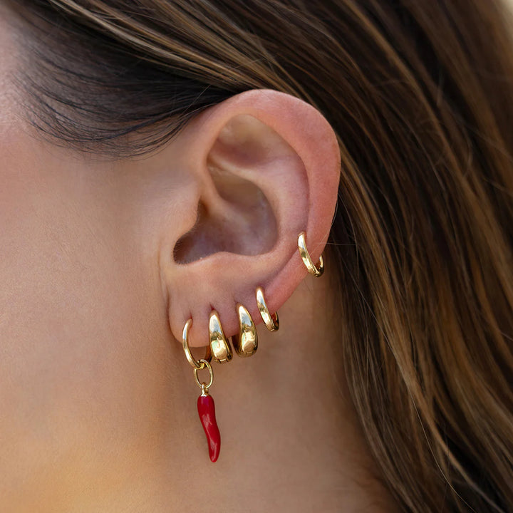 Arms Of Eve - Corncello Charm Earrings