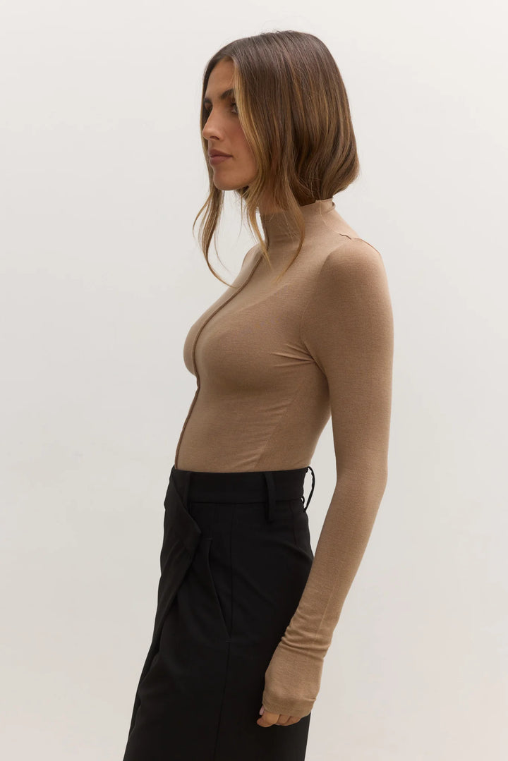 Bayse - Anisa Turtleneck - Walnut