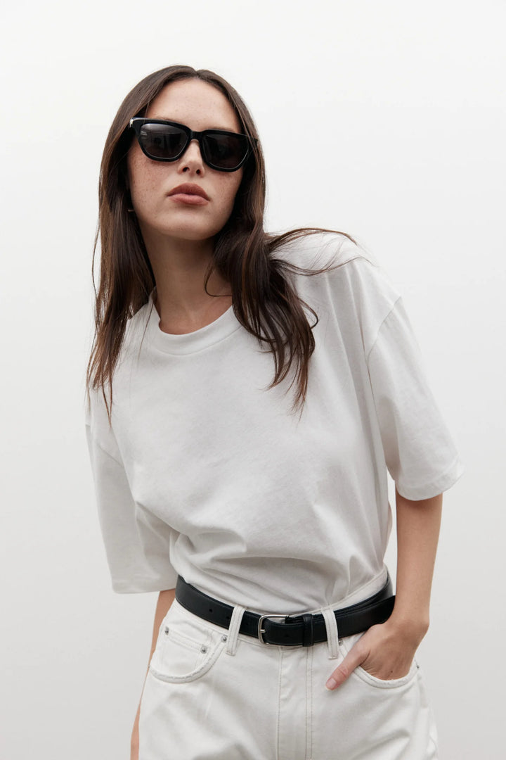 Bayse - Jonas Boyfriend Tee - White
