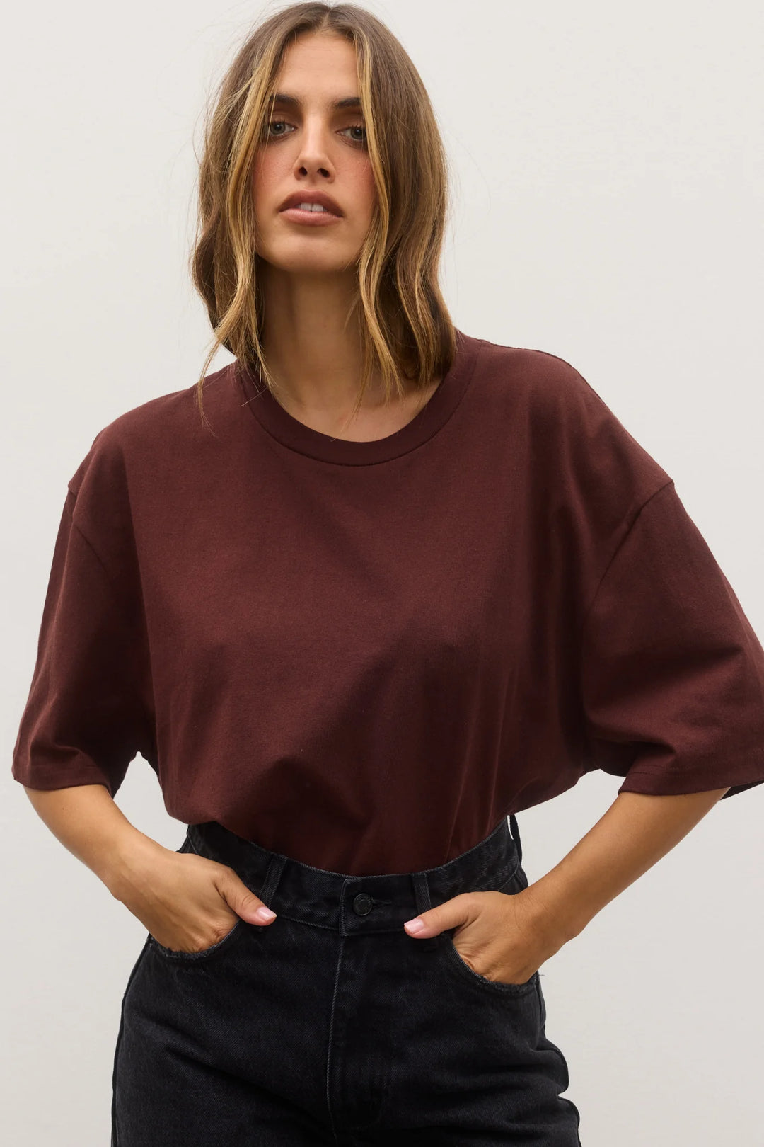 Bayse - Jonas Boyfriend Tee - Ember