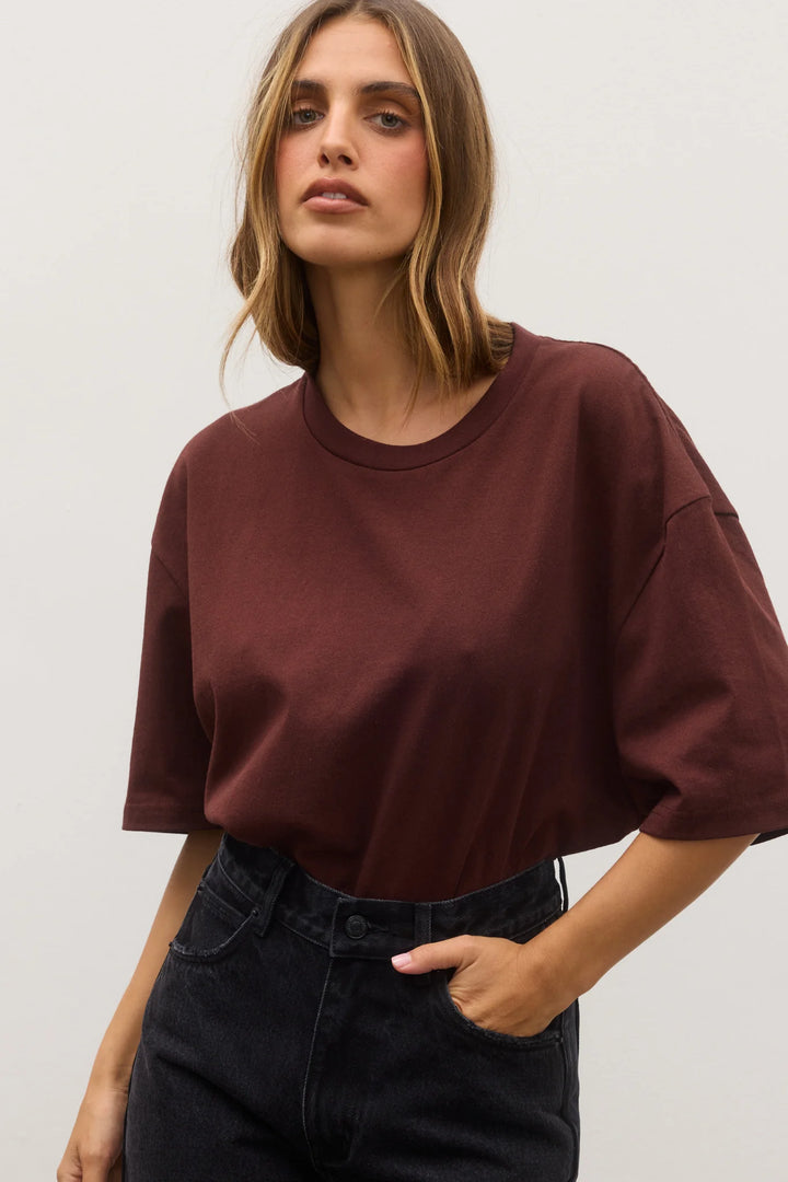 Bayse - Jonas Boyfriend Tee - Ember