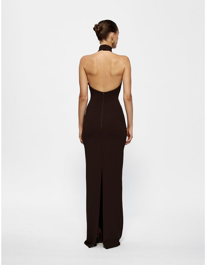 EFFIE KATS Rhi Gown Coffee