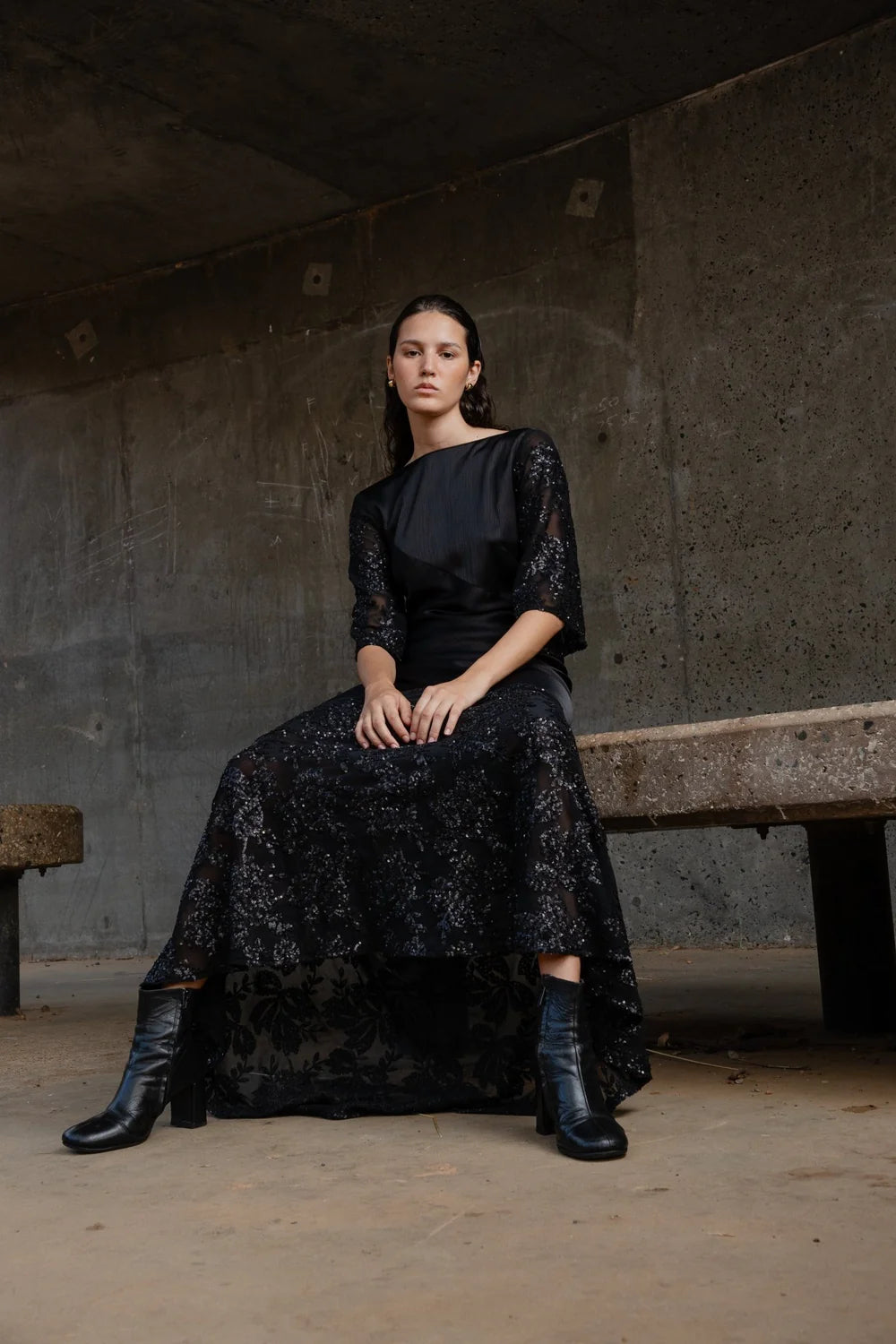 One Fell Swoop - Moni Gown - Noir Eclat Obsidian