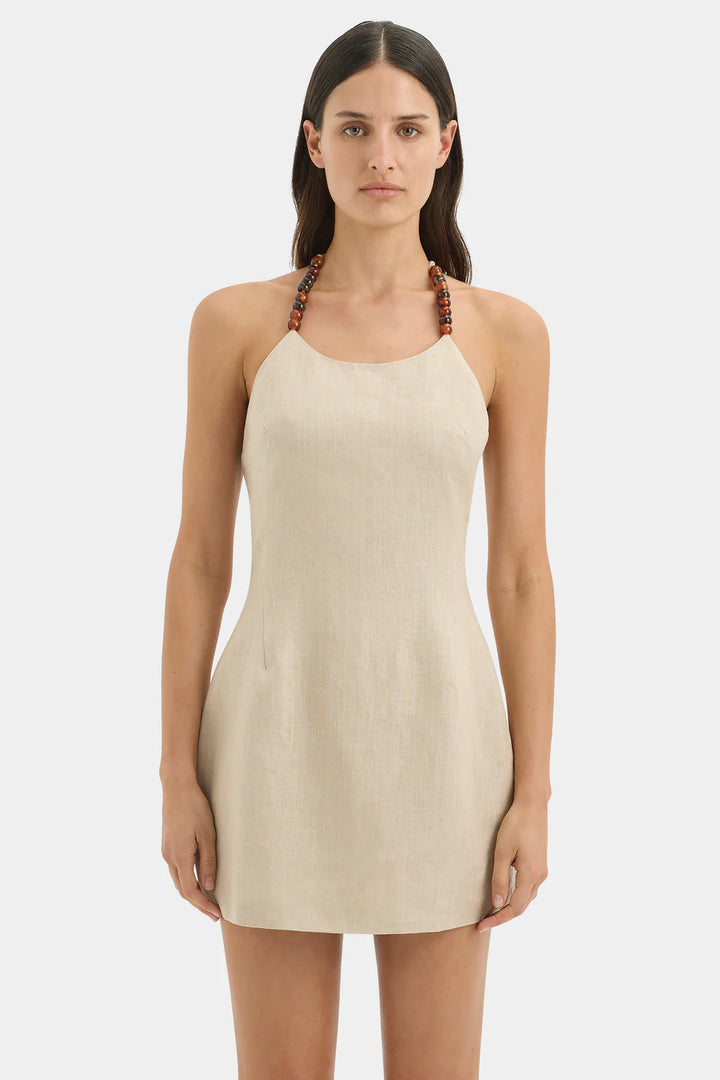 Sir - Moretti Halter Mini Dress - Natural