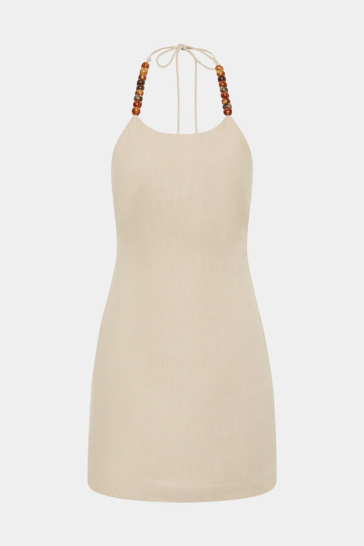 Sir - Moretti Halter Mini Dress - Natural