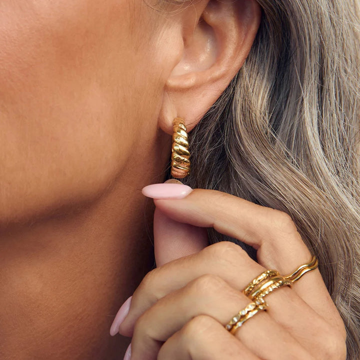 Arms Of Eve - Lulu Gold Hoop Earrings