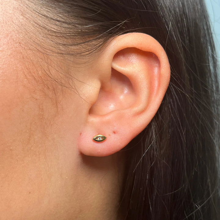 Arms Of Eve - Amulet Gold Studs